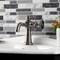 Kingston Brass KS354RKXVN Single-Handle Bathroom Faucet with Push Pop-Up, Black Stainless KS354RKXVN - alternate 3